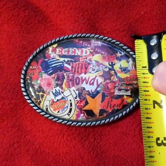 TEXAS BELT BUCKLE-Fun/Colorful - Picture 4 of 5